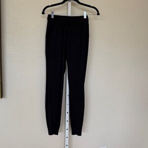 Pre-loved (see pictures) size 2 lululemon athletica Black Slim Jogger Pants